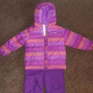 4t Columbia winter coat/snow pants